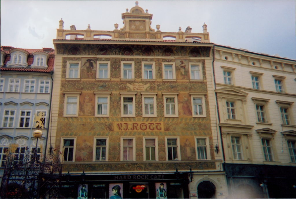 This is a picture of the Hotel Rott in Old Town Prague.