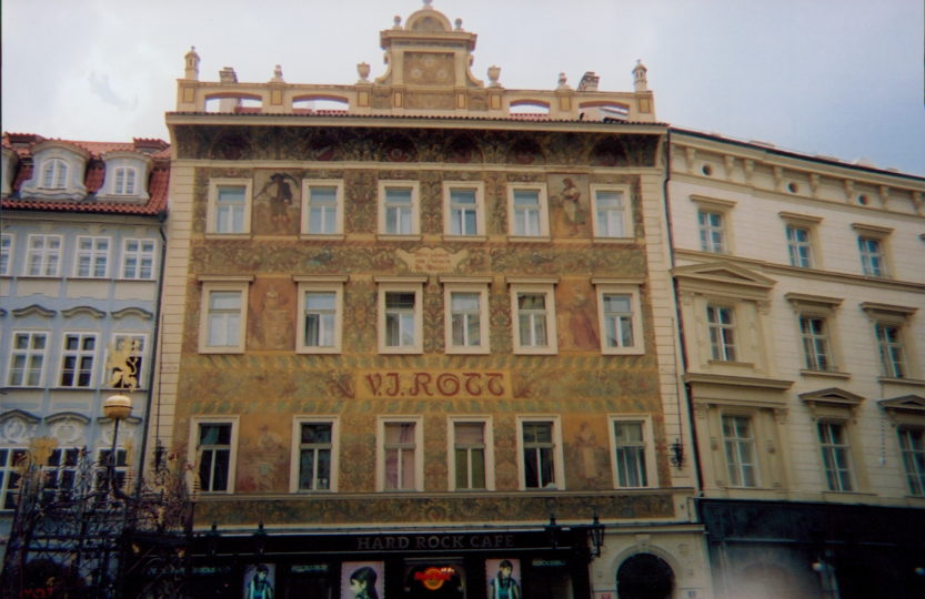 This is a picture of the Hotel Rott in Old Town Prague, Czech Republic