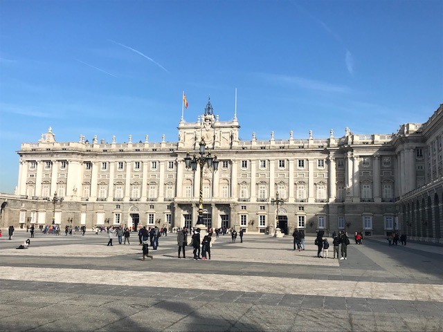 This is a picture of the Royal Palace of Madrid.