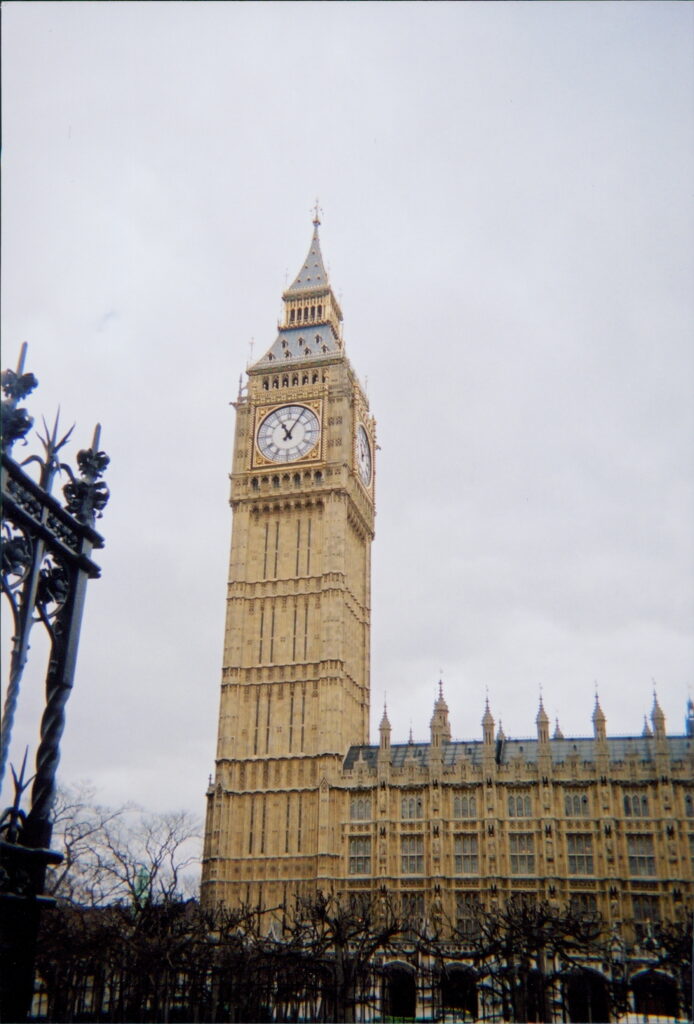 This is a picture of the Famous Clock Tower "Big Ben" in London, England.