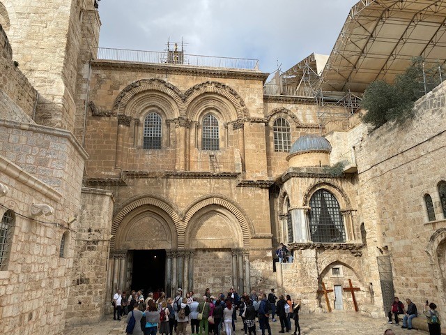 Picture of the Church of the Holy Sepulcher.