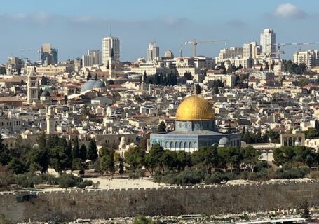 This is a picture of the Temple Mount in Jerusalem.